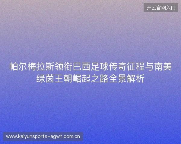 帕尔梅拉斯领衔巴西足球传奇征程与南美绿茵王朝崛起之路全景解析 帕尔梅拉斯领衔巴西足球传奇征程与南美绿茵王朝崛起之路全景解析